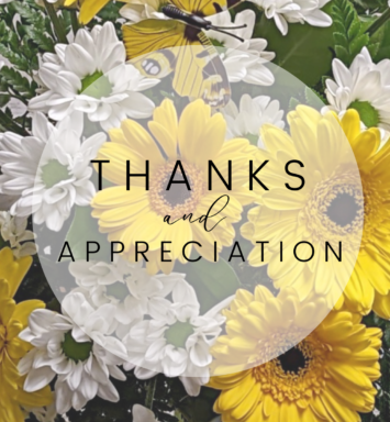 Thanks and Appreciation